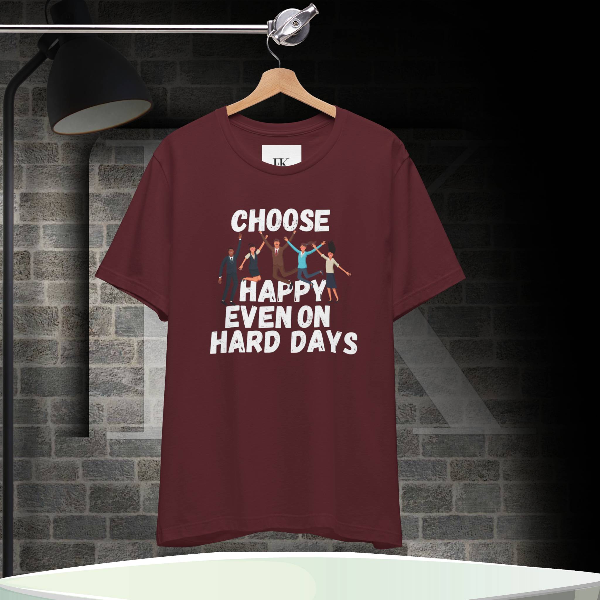 Choose Happy Even On Hard Days Tee
